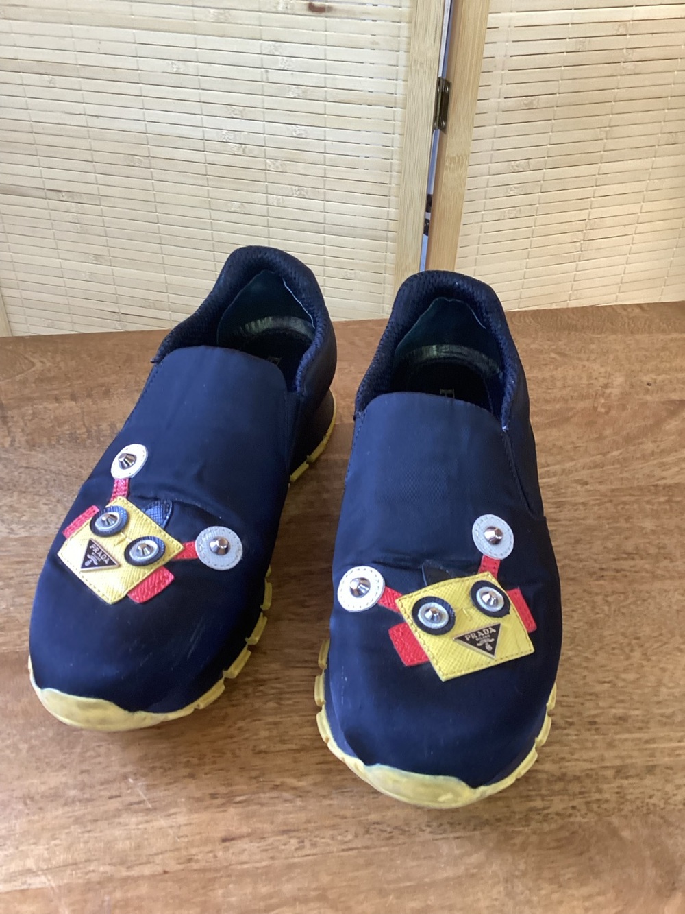 Prada Robot Slip-On Sneakers